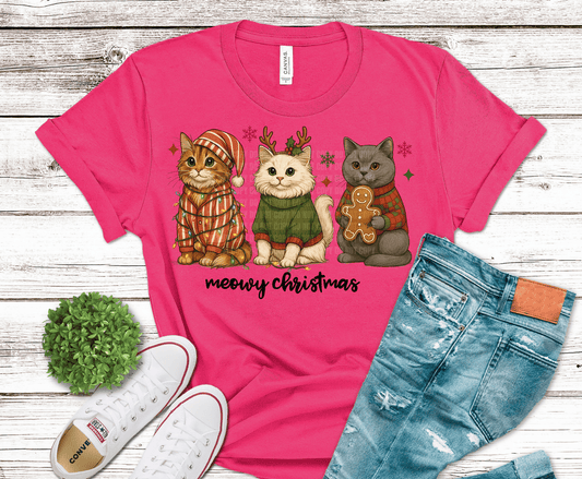 Christmas Cats | DTF Heat Transfer