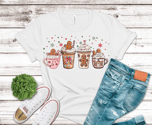 Gingerbread Cups | DTF Heat Transfer