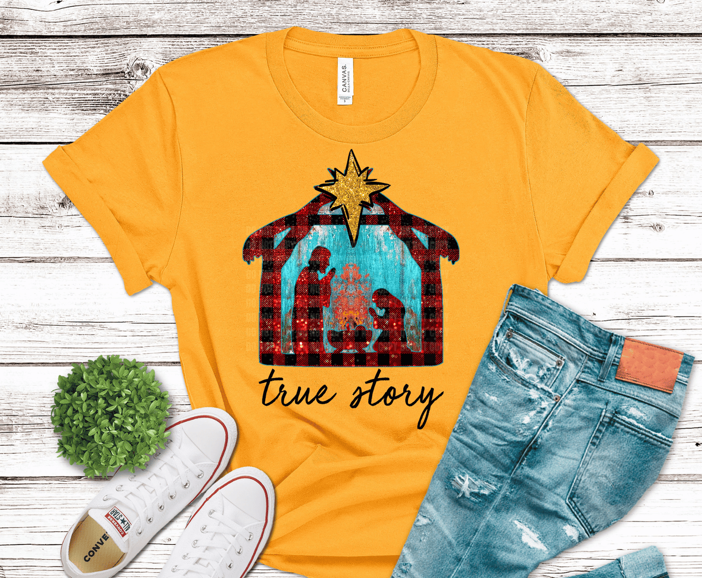 Sparkly True Story | DTF Heat Transfer