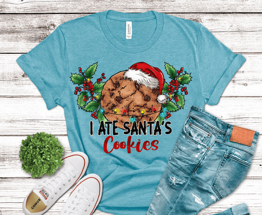 Ate Santas Cookies | DTF Heat Transfer