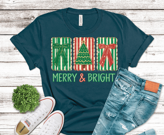 Merry & Bright | DTF Heat Transfer