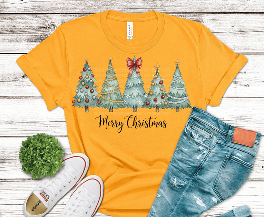 Water Color Trees | DTF Heat Transfer