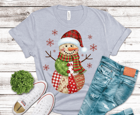 Patch Snowman | DTF Heat Transfer