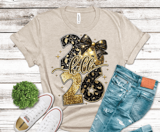 Girly Glitter 2026 | DTF Heat Transfer