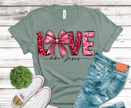 Love Like Jesus 3 | DTF Heat Transfer