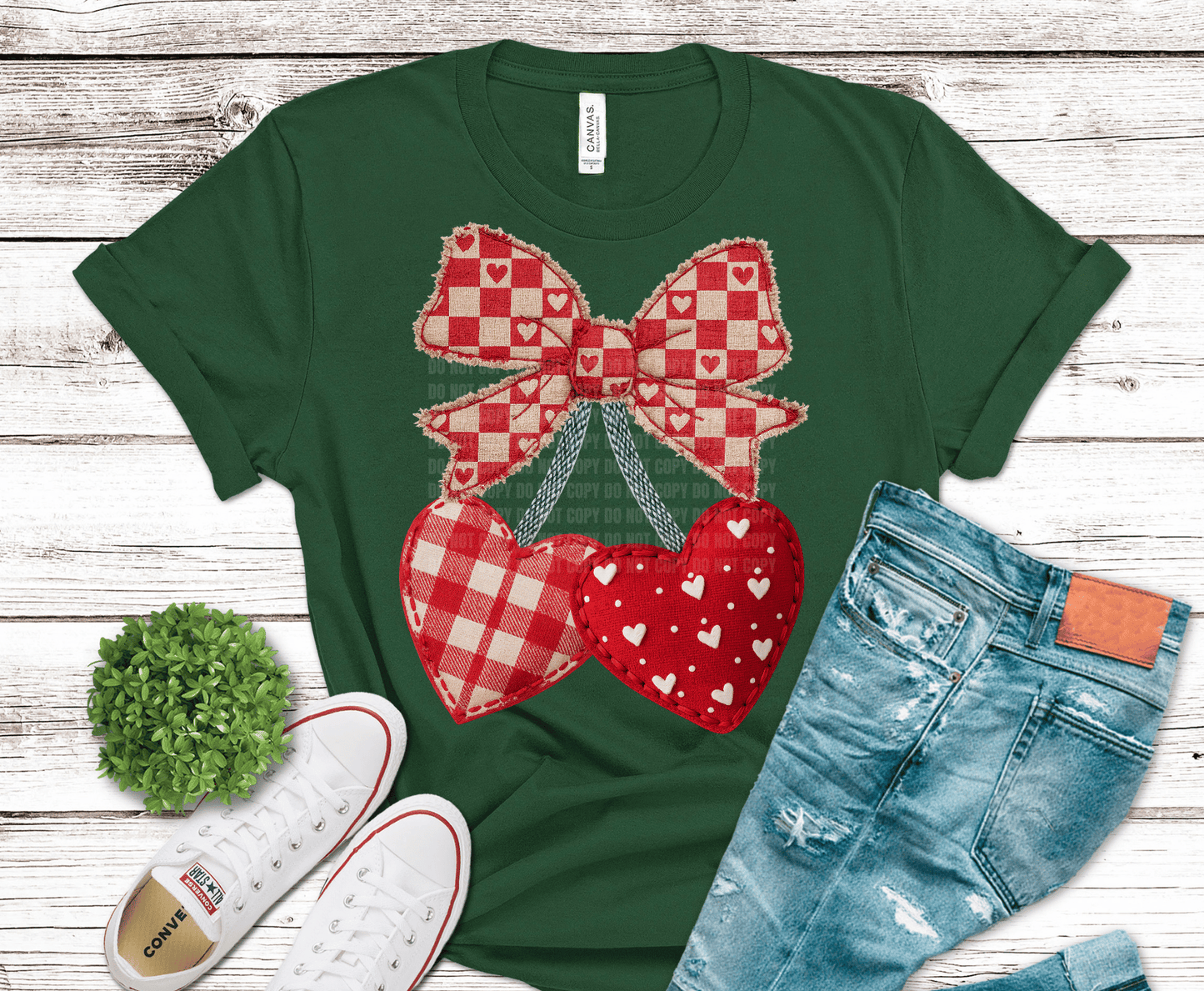 Cherry Hearts | DTF Heat Transfer