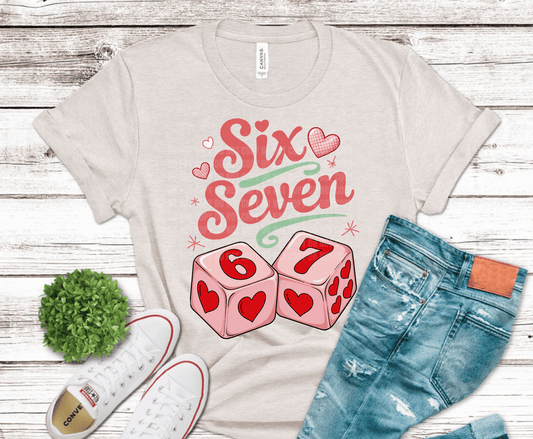 67 Valentines Day Dice | DTF Heat Transfer