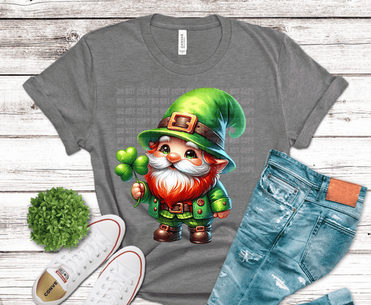 Shamrock Gnome | DTF Heat Transfer