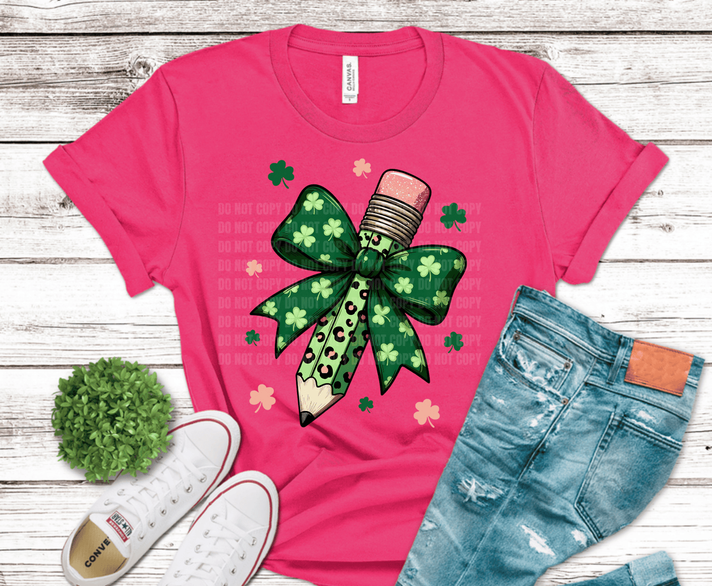 Patty Pencil Bow | DTF Heat Transfer