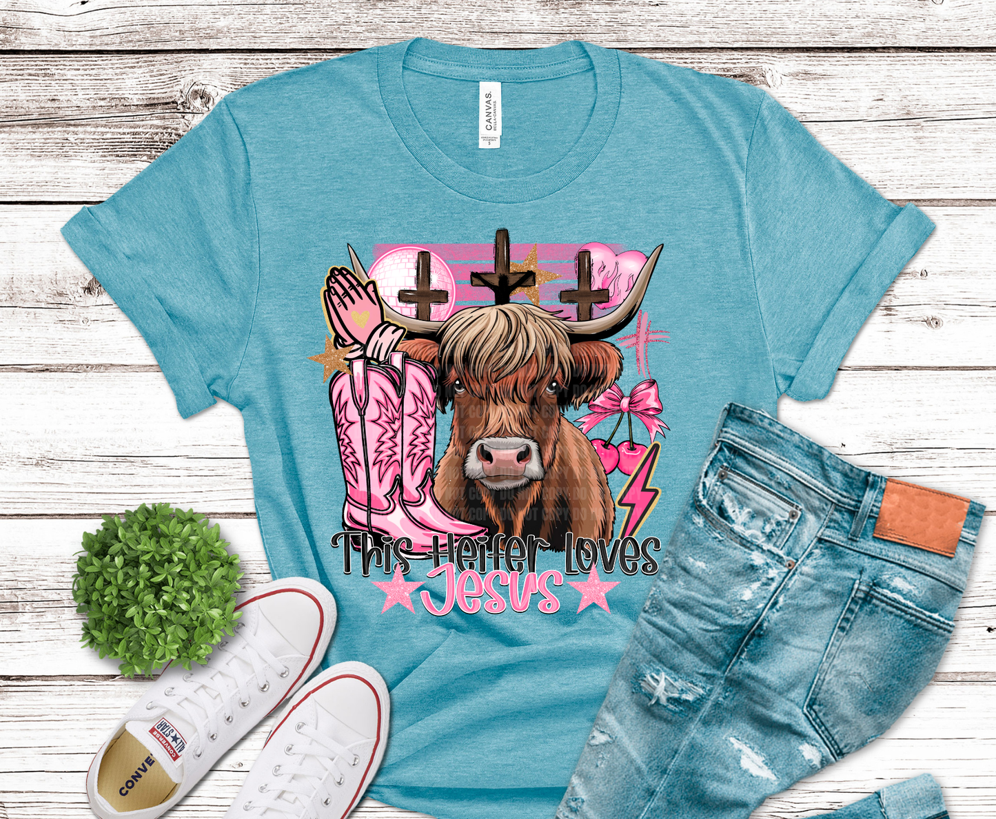 Jesus Heifer | DTF Heat Transfer