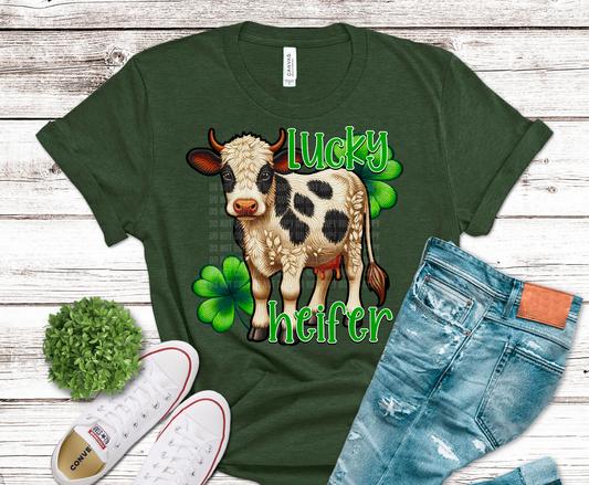 Lucky Heifer | DTF Heat Transfer