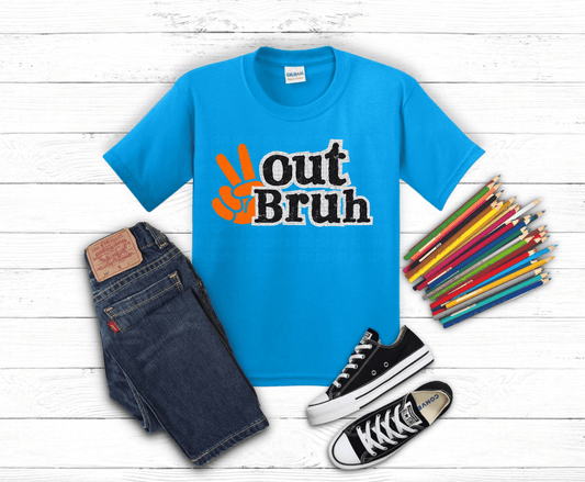 Peace Out Bruh | DTF Heat Transfer