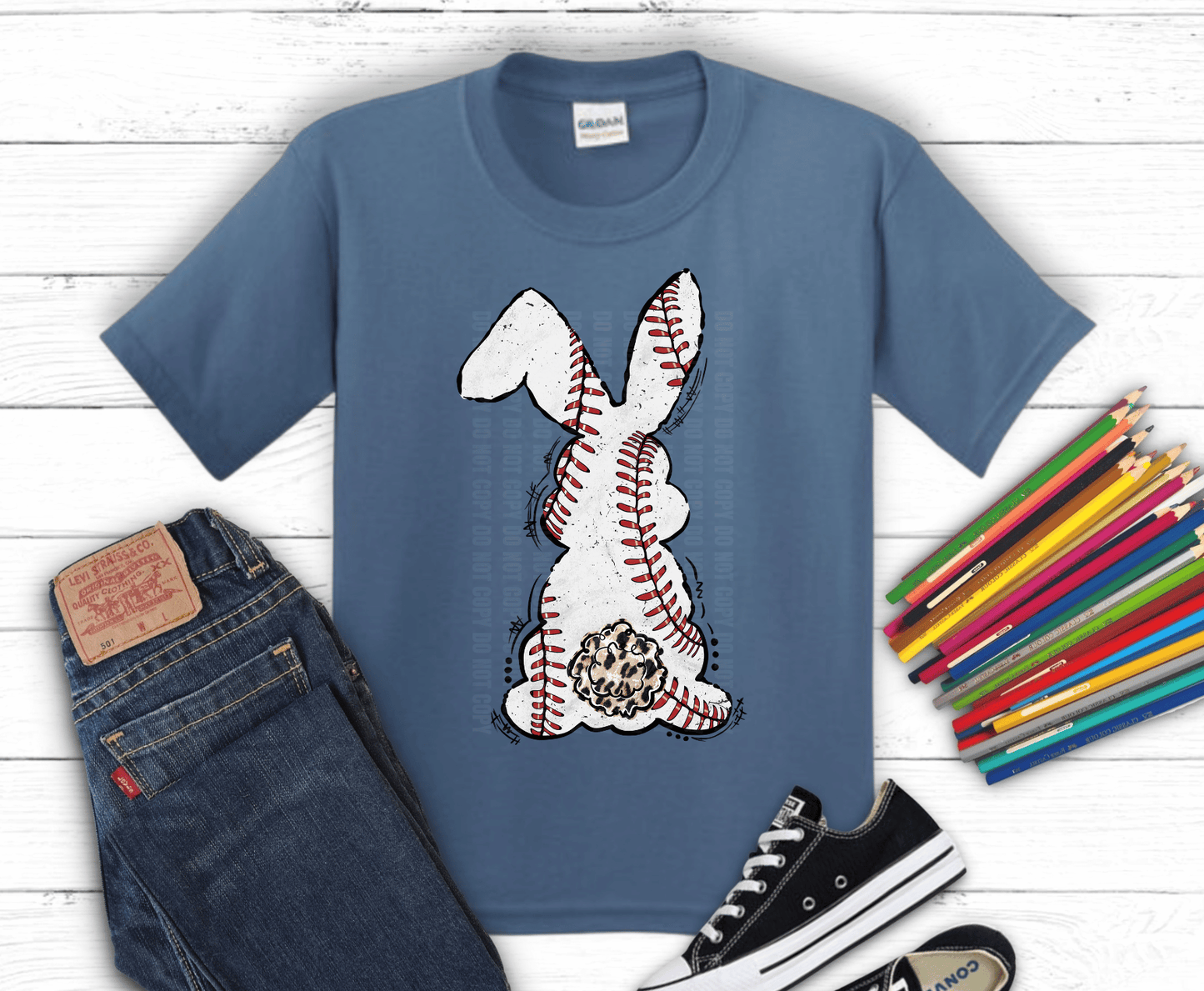 Baseball Bunny | DTF Heat Transfer