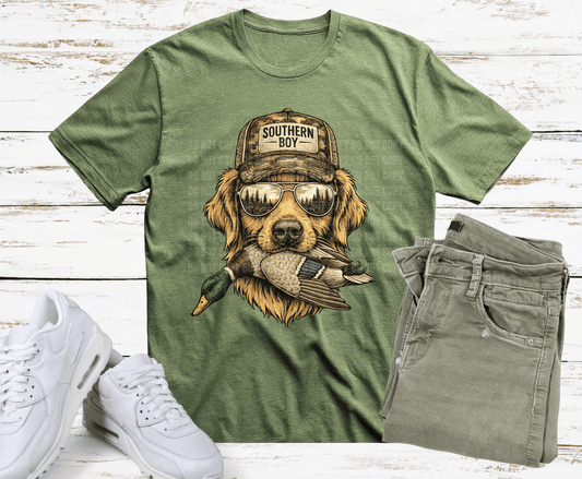 Southern Boy Duck Hunting Dog | DTF Heat Transfer