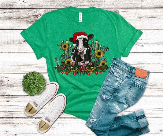 Cactus Christmas Cow | DTF - Griffin Expressions
