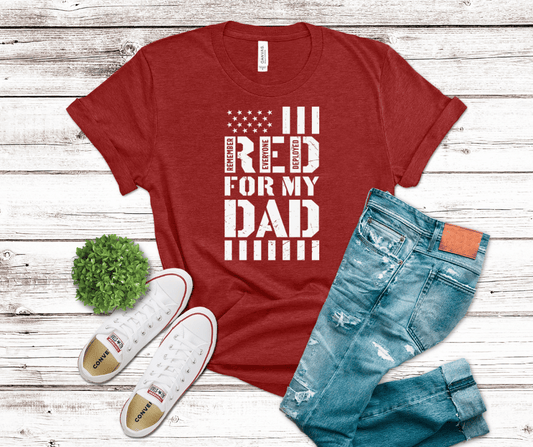 Red For My Dad | DTF - Griffin Expressions