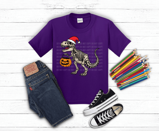 Squirrel Christmas DTF transfer, ready to press heat transfer for holiday shirts