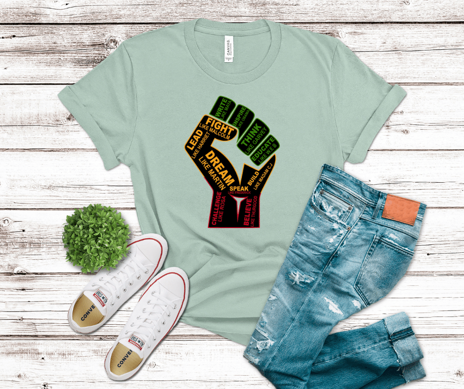Lead Fight Dream Black History | DTF