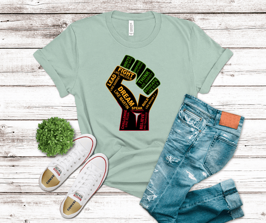 Lead Fight Dream Black History | DTF - Griffin Expressions