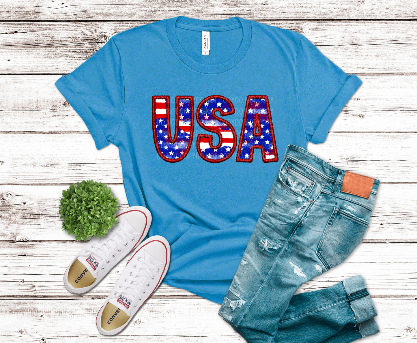 USA Faux Embroidery | DTF