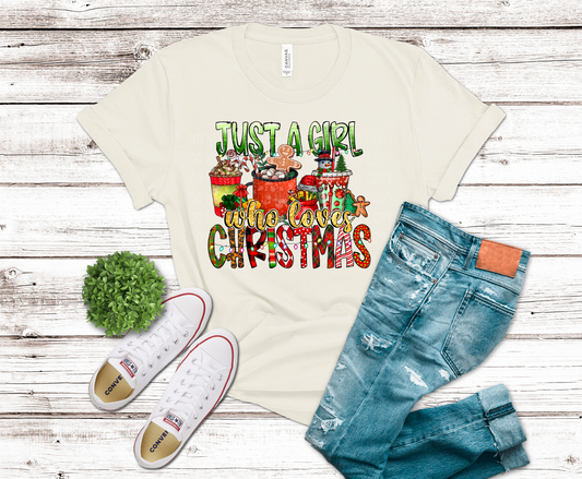 Just A Girl Who Loves Christmas | DTF
