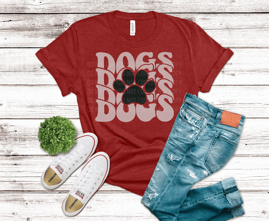 Dogs Paw Wavy | DTF
