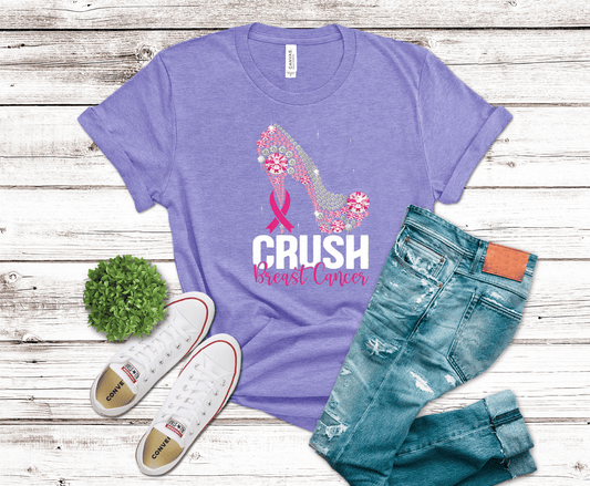 Rhinestone Crush Breast Cancer | DTF - Griffin Expressions