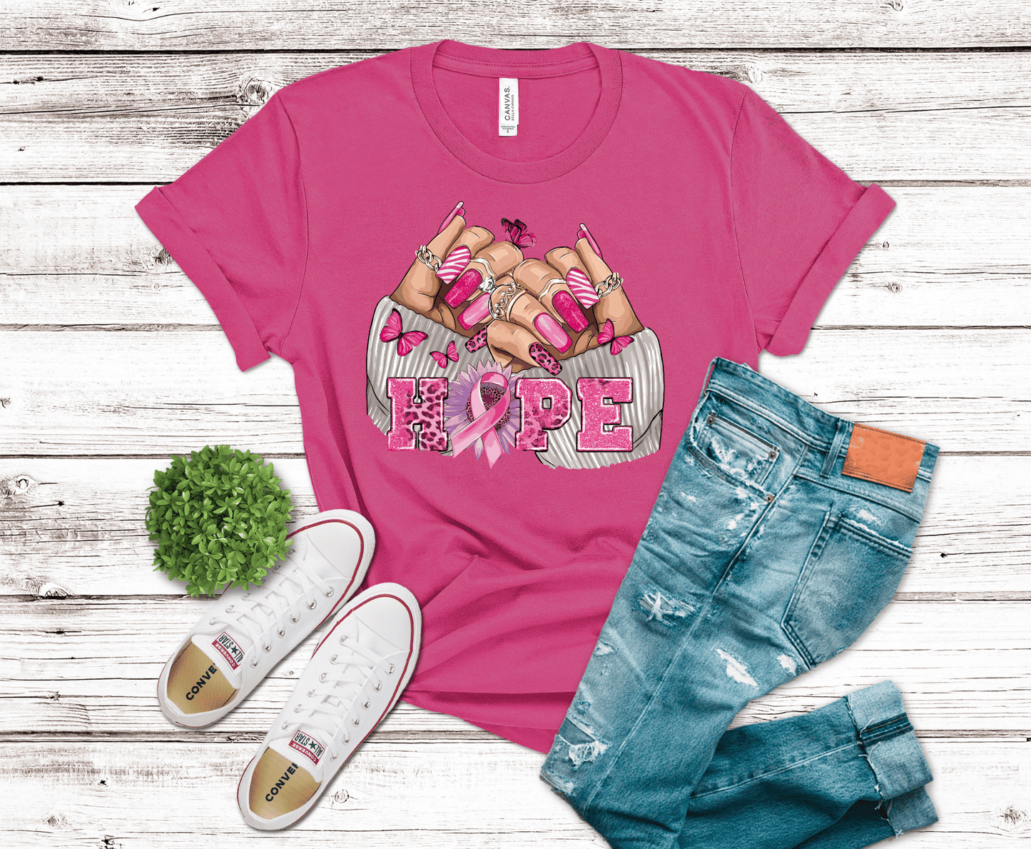 Breast Cancer | Dollar Deals DTF Transfer Gang Sheet For Graphic Tees