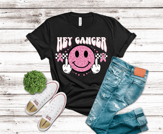 Hey Cancer Smilie | DTF - Griffin Expressions