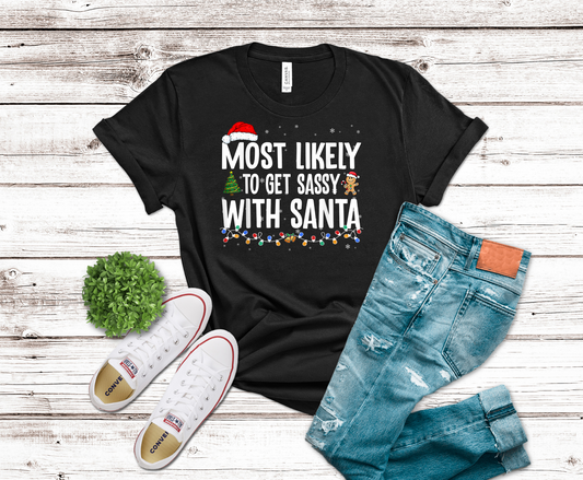 Sassy With Santa | DTF
