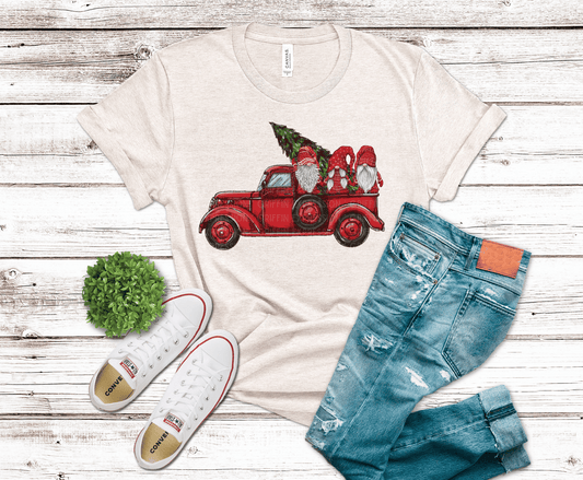 Christmas Truck Gnomes | DTF - Griffin Expressions