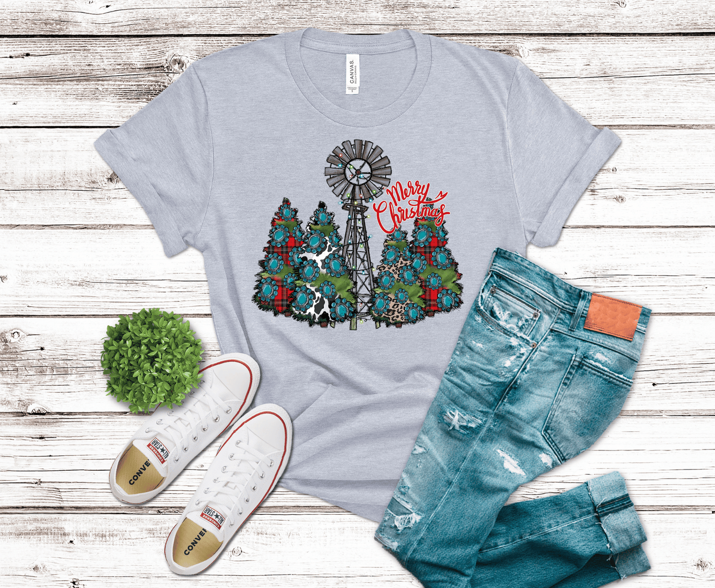 Western Christmas Tree | DTF