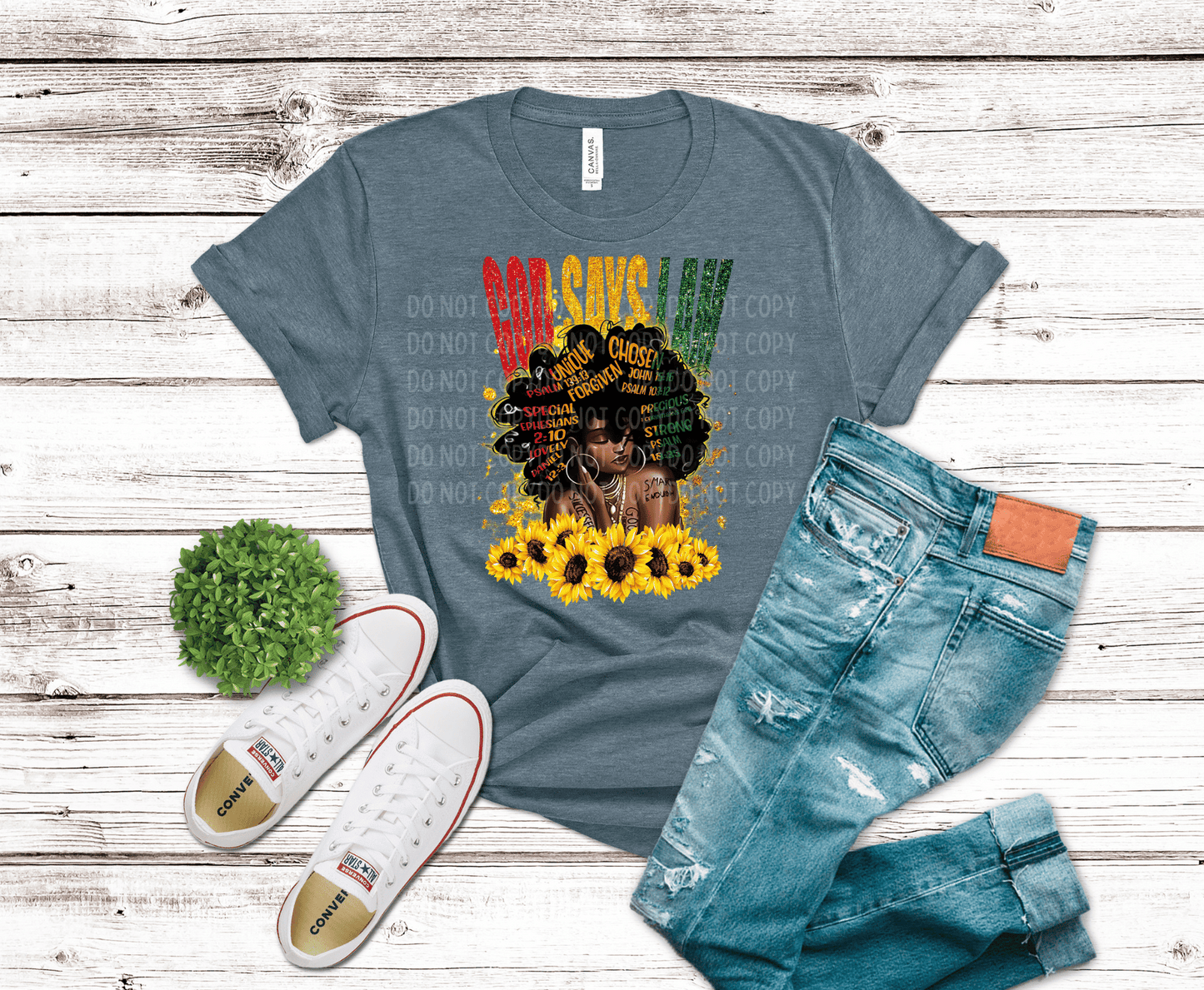 Premade DTF Transfer Gang Sheet For Graphic Tees| Believe Him
