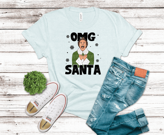 OMG Santa Black | DTF