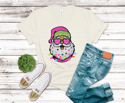 Santa With Sunnies | DTF - Griffin Expressions