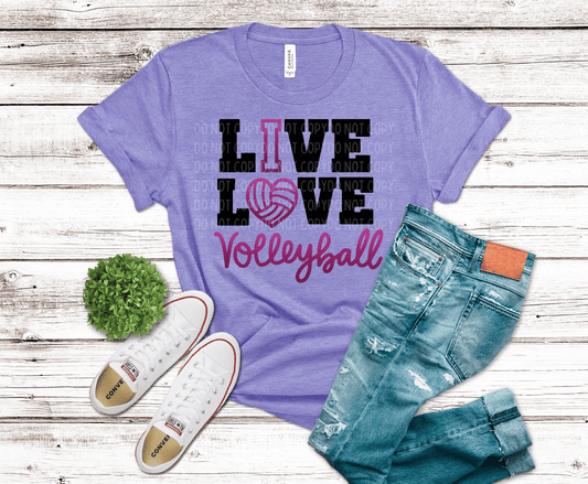 Live Love Volleyball | DTF