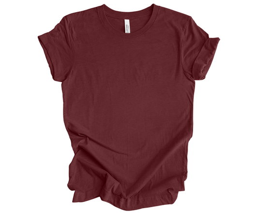 BELLA+CANVAS ® Unisex Heather CVC Short Sleeve Tee | Heather Cardinal