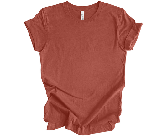 BELLA+CANVAS ® Unisex Heather CVC Short Sleeve Tee | Heather Clay