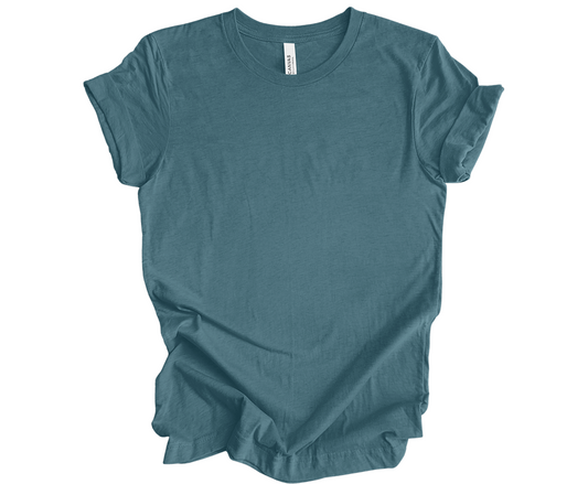 BELLA+CANVAS ® Unisex Heather CVC Short Sleeve Tee | Heather Deep Teal