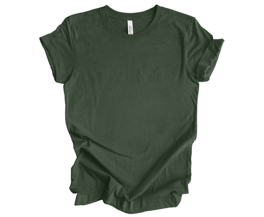 BELLA+CANVAS ® Unisex Heather CVC Short Sleeve Tee | Heather Forest