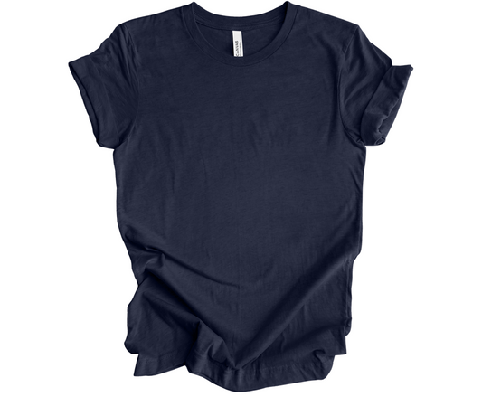 BELLA+CANVAS ® Unisex Heather CVC Short Sleeve Tee | Midnight Navy