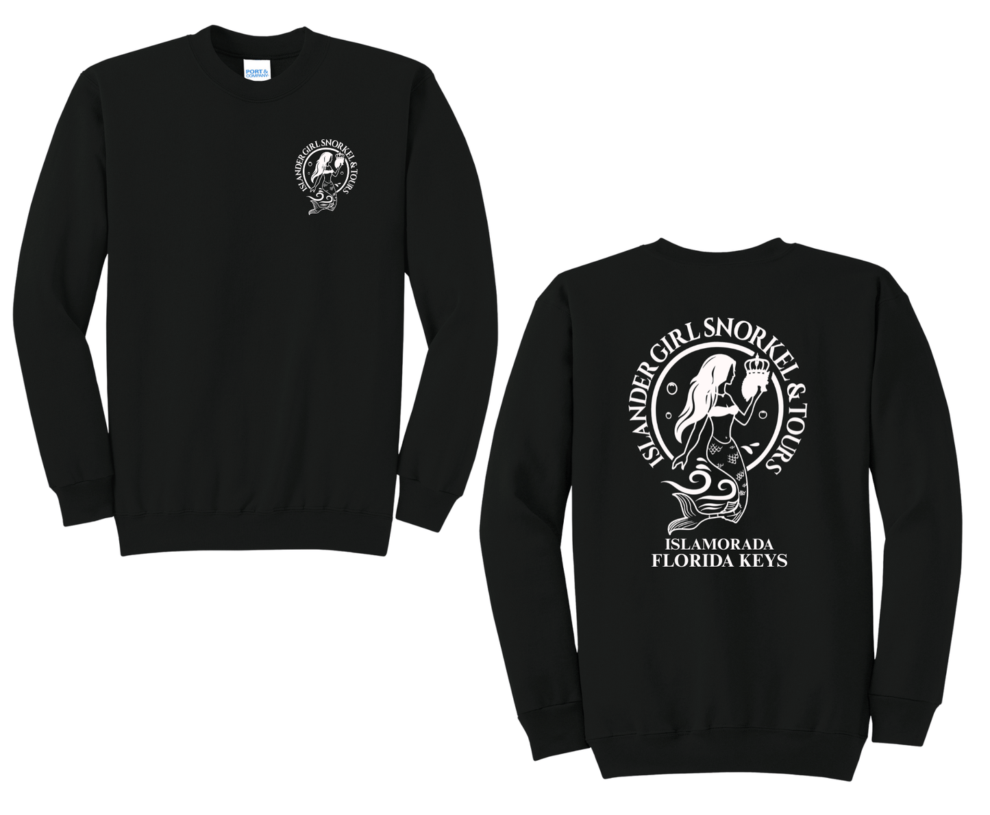 Islander Girls | Black Crewneck