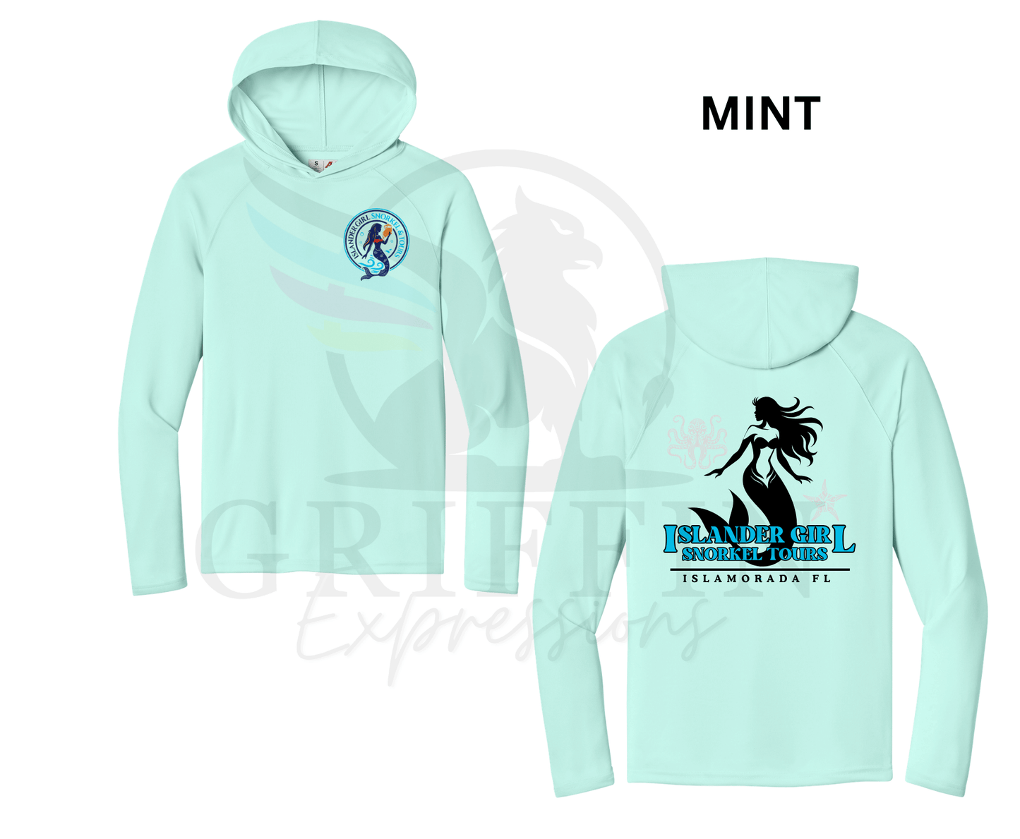 Islander Girl | Long Sleeve w/ Hood | Mint