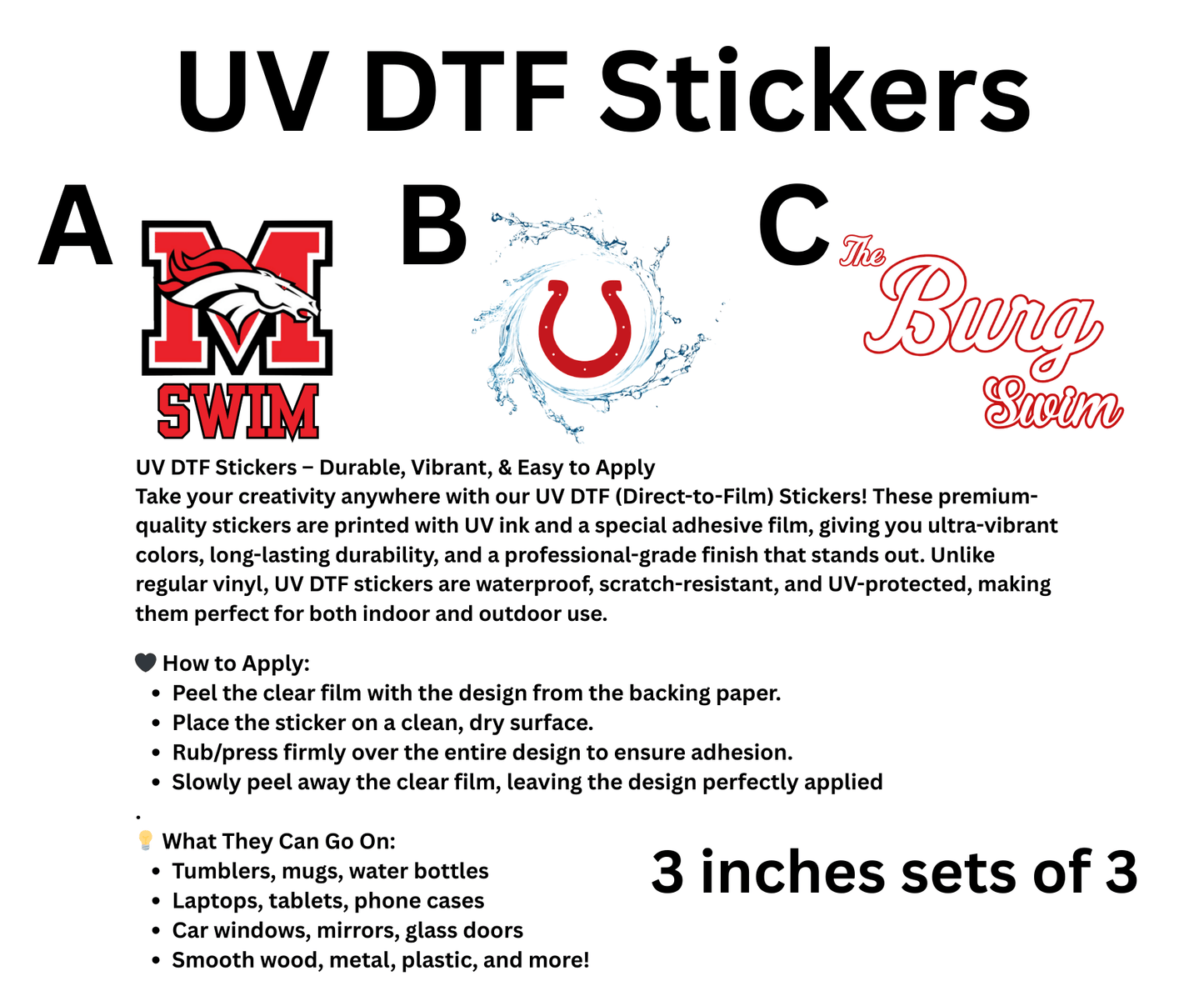 MHS Swim | Stickers