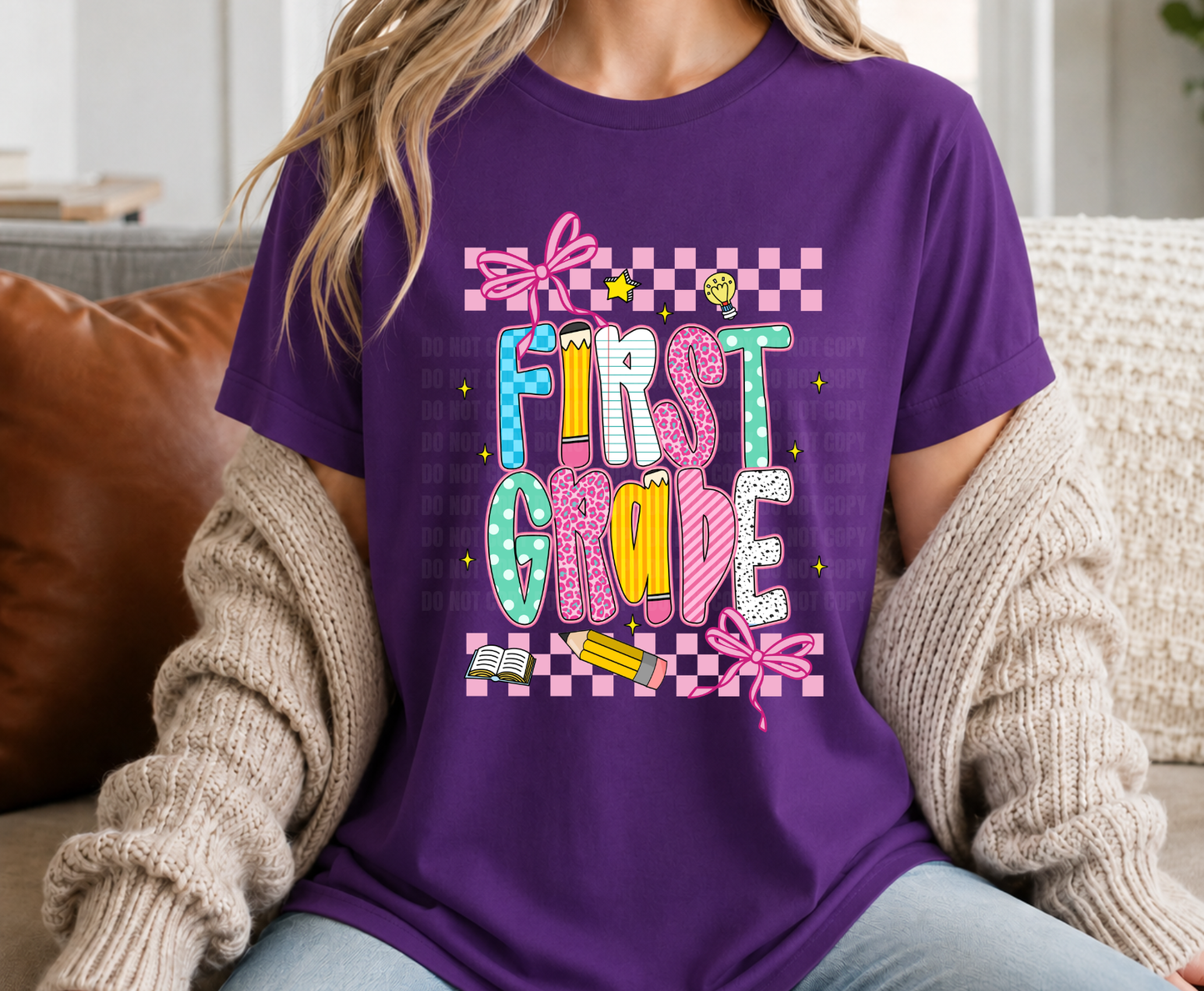 First Grade .2  | Premade DTF Transfer Gang Sheet For Graphic Tees