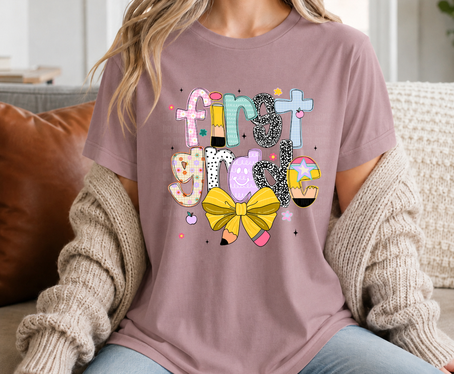 First Grade .2  | Premade DTF Transfer Gang Sheet For Graphic Tees