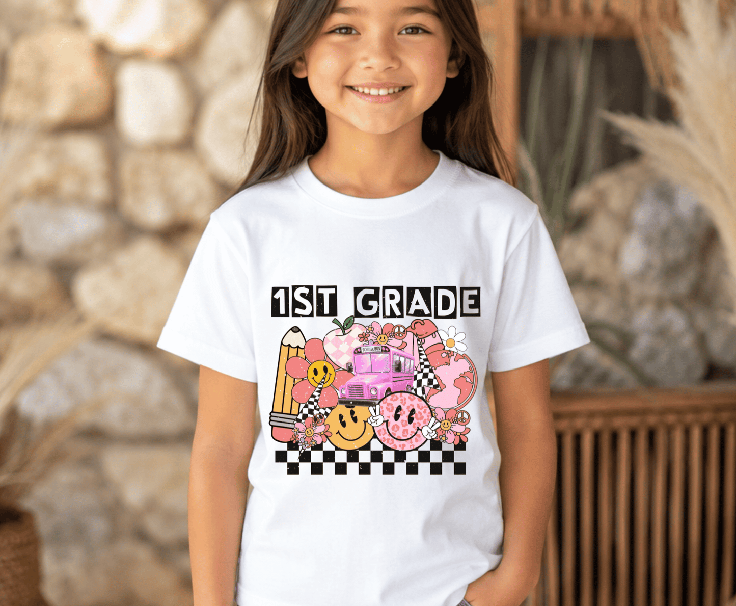First Grade .3  | Premade DTF Transfer Gang Sheet For Graphic Tees