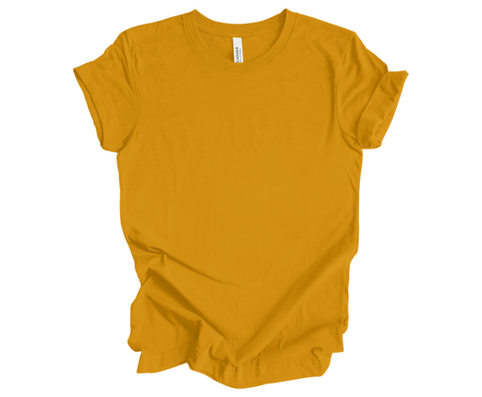 BELLA+CANVAS® Unisex Jersey Short Sleeve Tee | Mustard