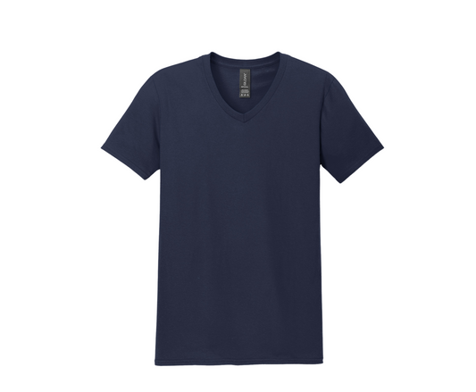 Copy of Gildan Softstyle® V-Neck T-Shirt | Navy