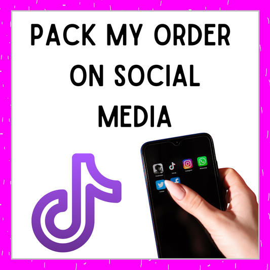 Please Pack My Order On Social Media